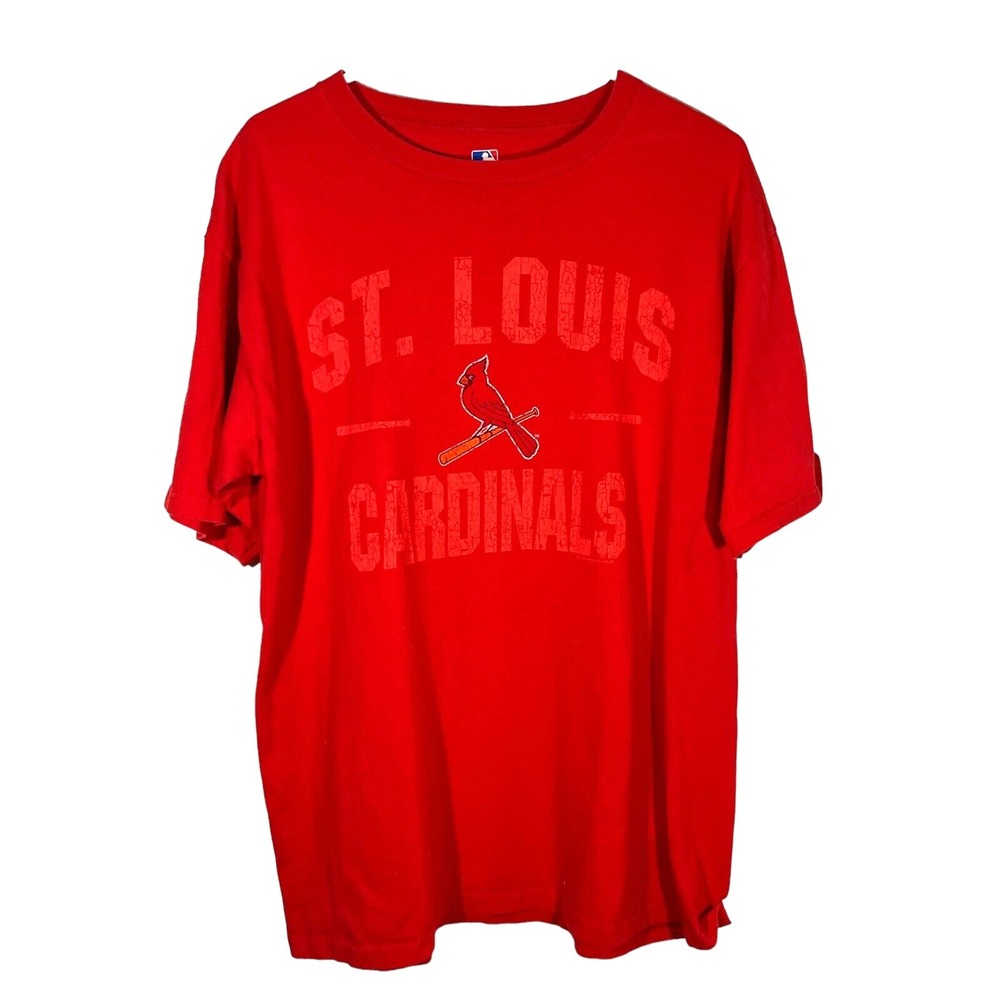 Genuine‎ Merchandise Men's MLB St. Louis Cardinals T Shirt Short Sleeve L